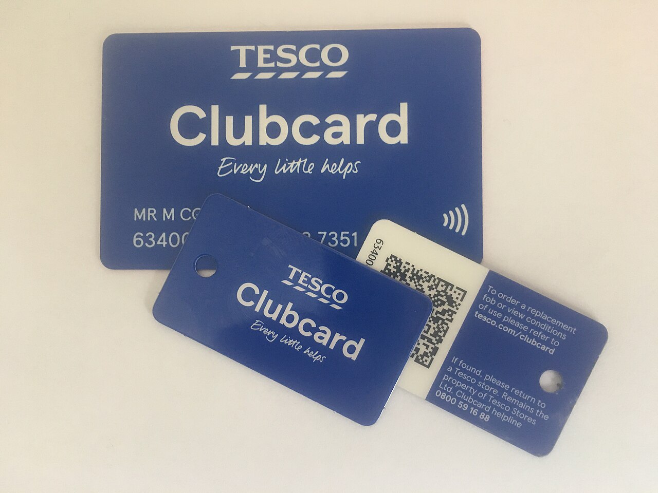 Tesco Clubcard feature